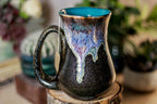 13-D Electric Wave Flared Notched Mug - TOP SHELF, 15 oz