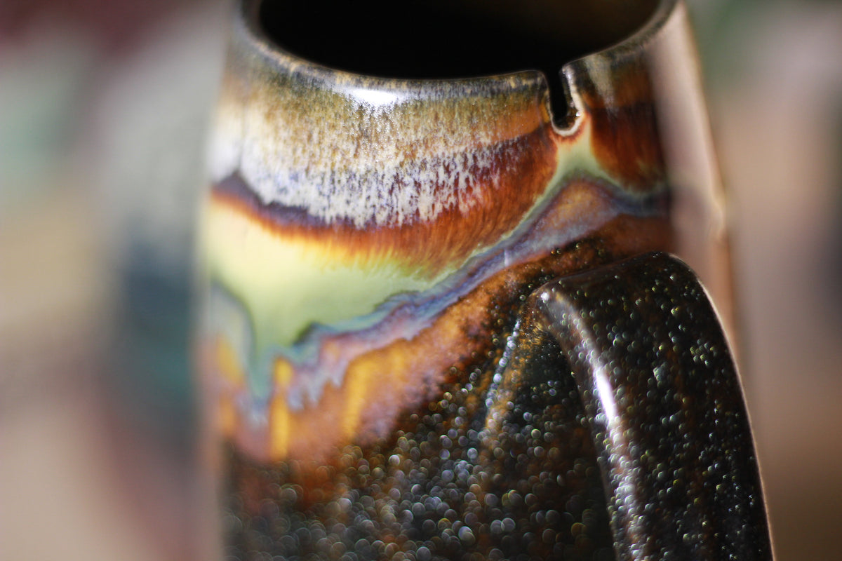 15-A New Earth Notched Crystal Mug, 16 oz.