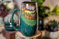 16-A New Earth Notched Crystal Mug, 16 oz.
