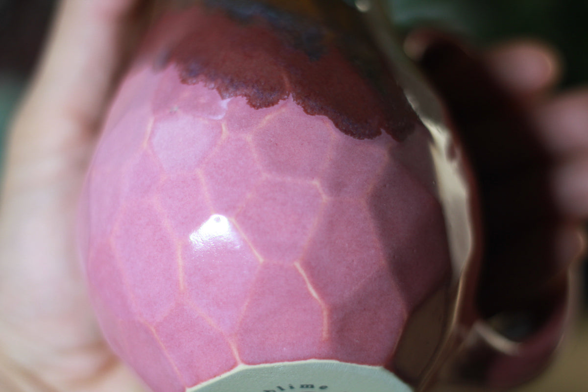 17-A New Earth Barely Flared Notched Crystal Mug, 18 oz.