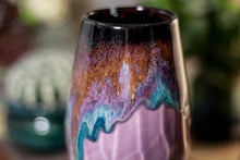 Load image into Gallery viewer, 19-B Purple Haze Notched Crystal Mug - MISFIT, 14 oz. - 10% off