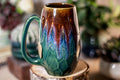 23-B Magenta Haze Notched Crystal Mug, 14 oz.