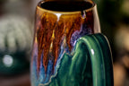 23-B Magenta Haze Notched Crystal Mug, 14 oz.