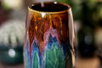 23-B Magenta Haze Notched Crystal Mug, 14 oz.