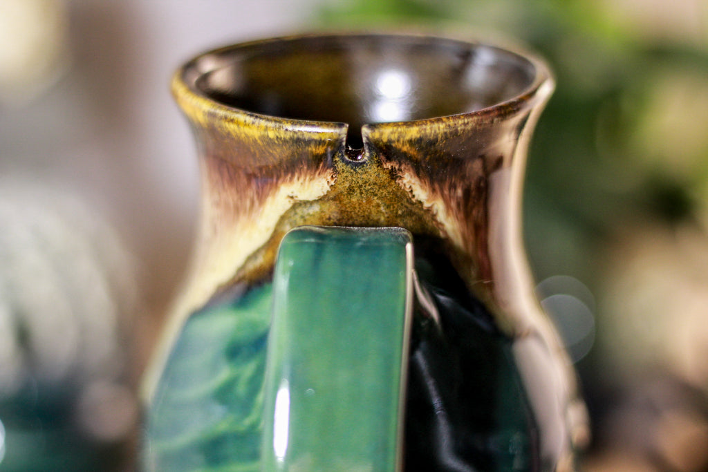 26-C Molten Electric Falls Barely Flared Notched Mug, 13 oz.
