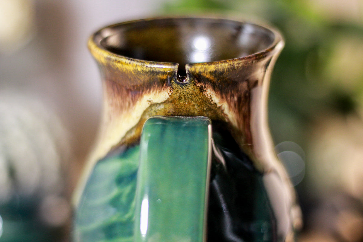 26-C Molten Electric Falls Barely Flared Notched Mug, 13 oz.