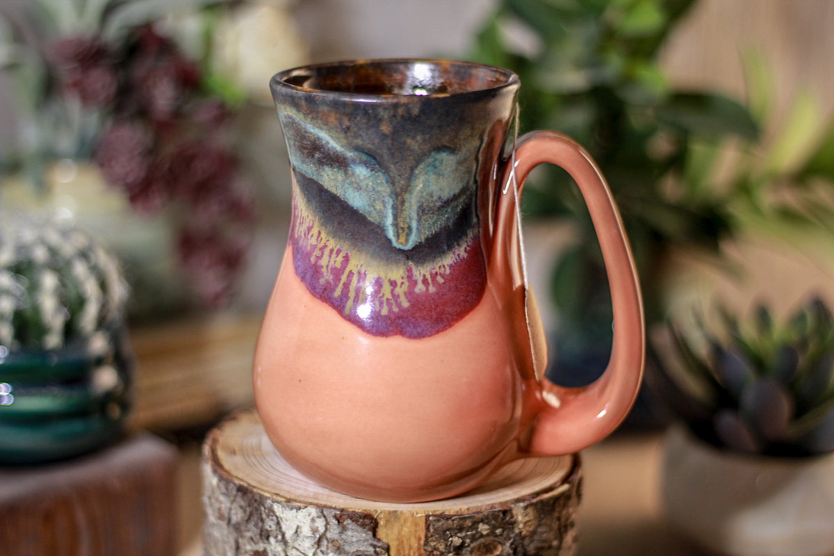 29-B Copper Agate Flared Notched Mug - ODDBALL, 14 oz. - 10% off
