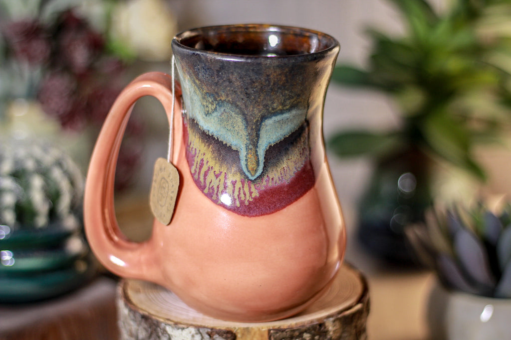 29-B Copper Agate Flared Notched Mug - ODDBALL, 14 oz. - 10% off