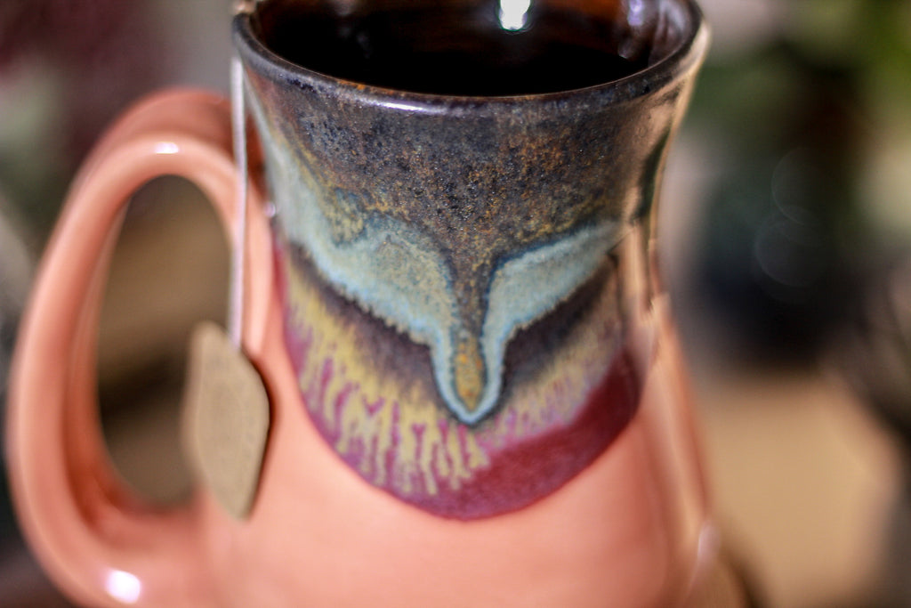29-B Copper Agate Flared Notched Mug - ODDBALL, 14 oz. - 10% off