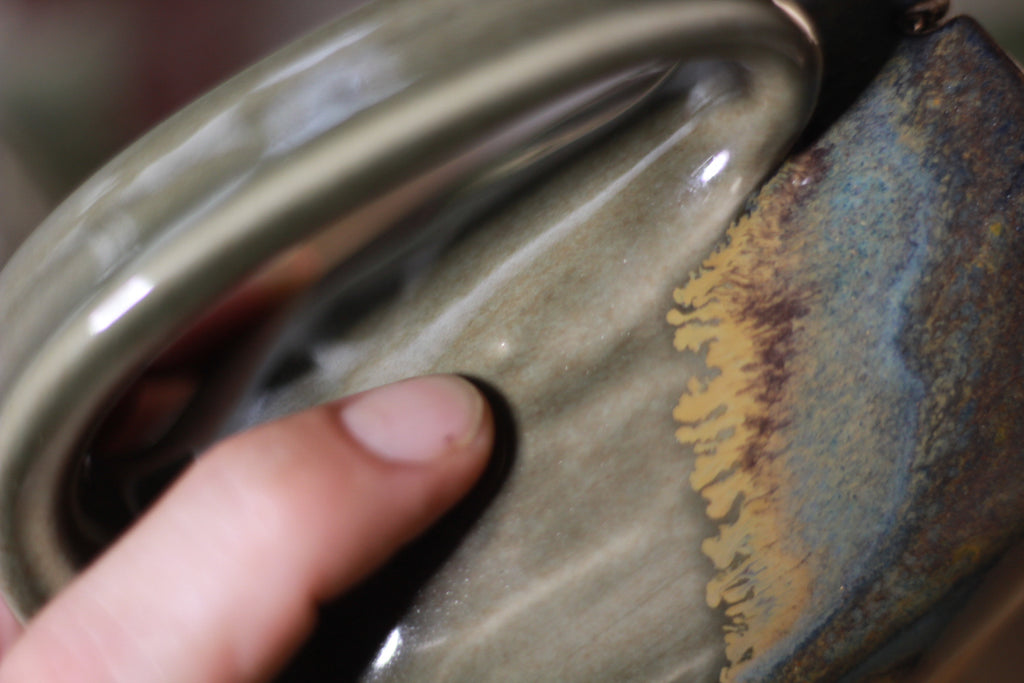 30-B Copper Agate Notched Crystal Mug - MISFIT, 16 oz. - 10% off