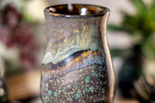 Load image into Gallery viewer, 32-B Copper Agate Barely Flared Notched Stein Mug - MISFIT, 15 oz. - 15% off