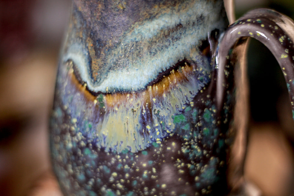 32-B Copper Agate Barely Flared Notched Stein Mug - MISFIT, 15 oz. - 15% off