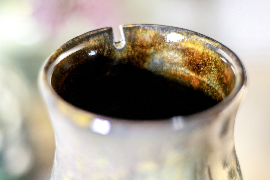 32-B Copper Agate Barely Flared Notched Stein Mug - MISFIT, 15 oz. - 15% off