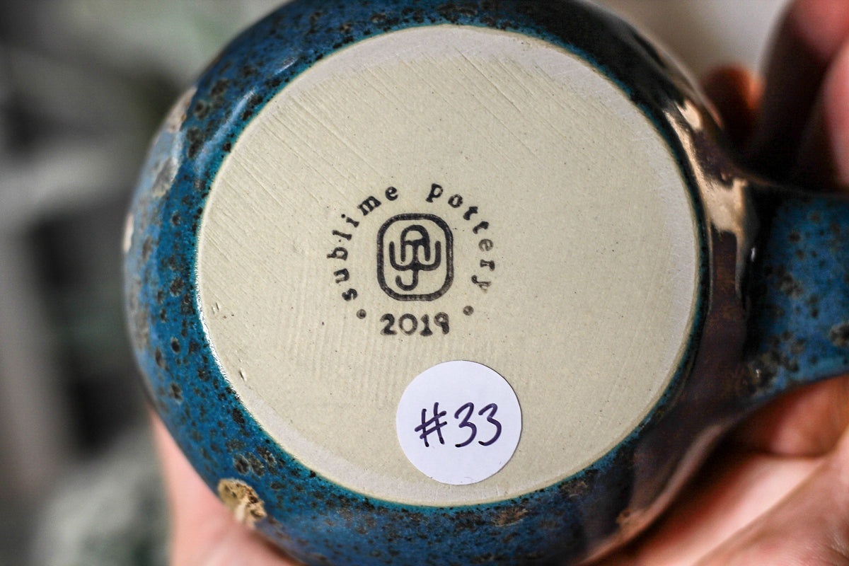 33-C PROTOTYPE Barely Flared Notched Mug, 13 oz.