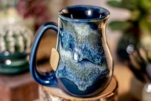 Load image into Gallery viewer, 34-E Boreal Aurora Barely Flared Notched Mug, 13 oz.