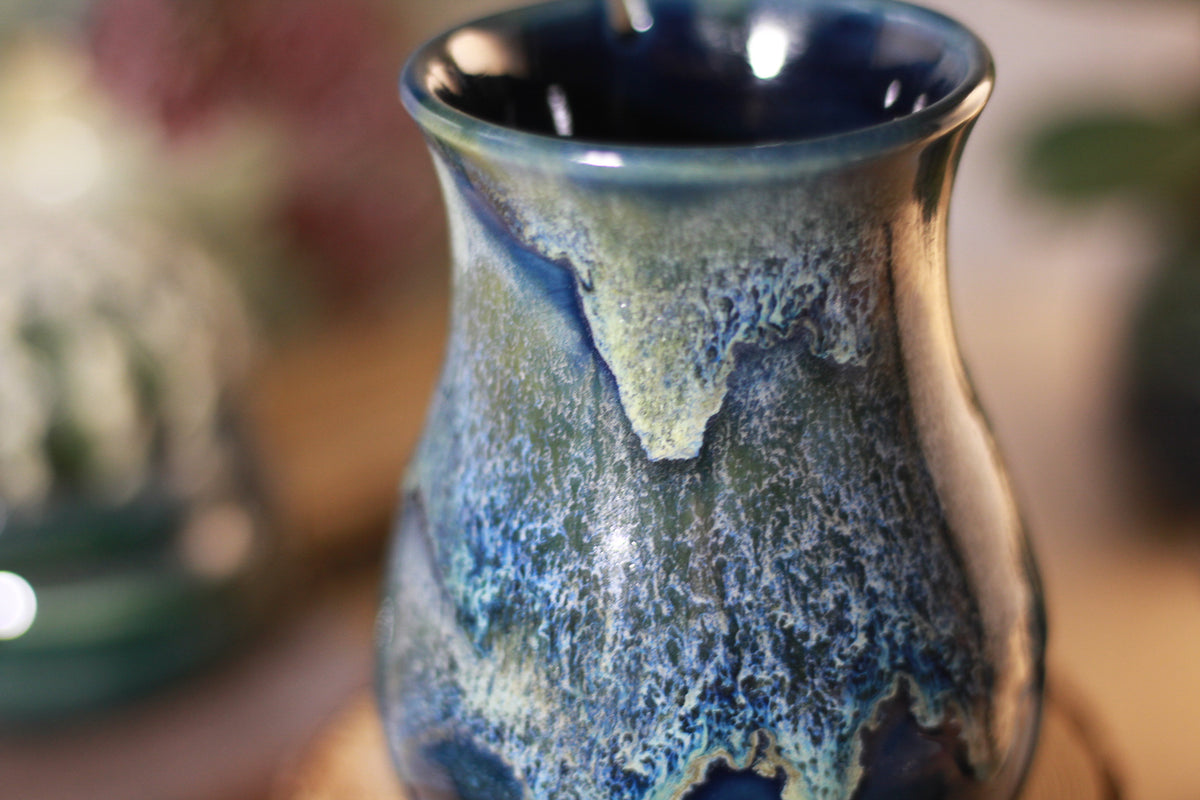 34-E Boreal Aurora Barely Flared Notched Mug, 13 oz.