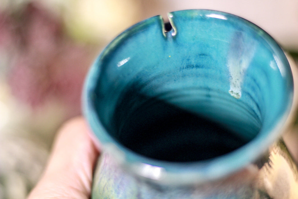 37-E Boreal Bliss Barely Flared Notched Mug, 14 oz.