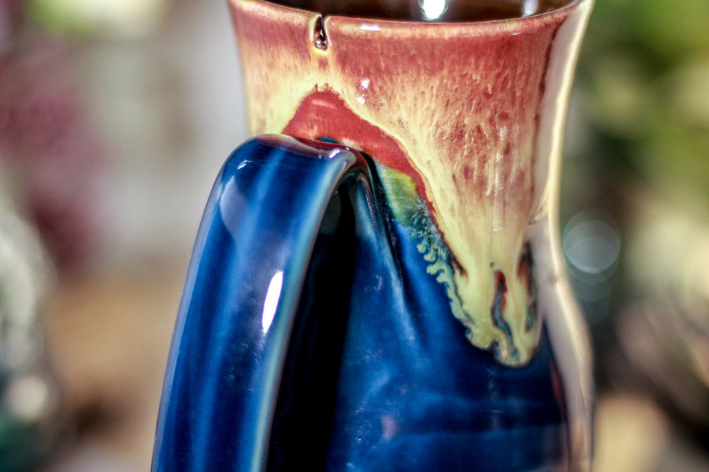 38-C Lava Falls Barely Flared Notched Mug, 14 oz