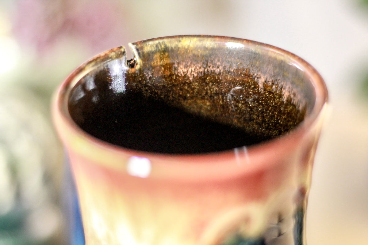38-C Lava Falls Barely Flared Notched Mug, 14 oz