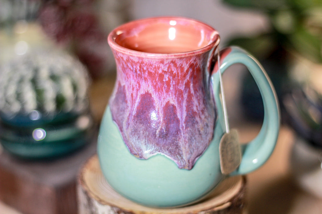 39-C Flaming Phoenix Barely Flared Notched Mug, 12 oz.
