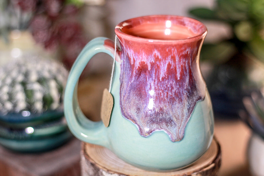 39-C Flaming Phoenix Barely Flared Notched Mug, 12 oz.