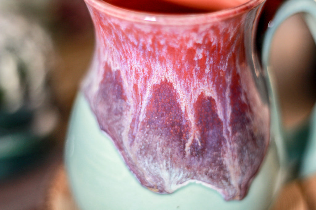 39-C Flaming Phoenix Barely Flared Notched Mug, 12 oz.