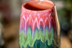 40-C Flaming Phoenix Notched Crystal Mug, 13 oz.