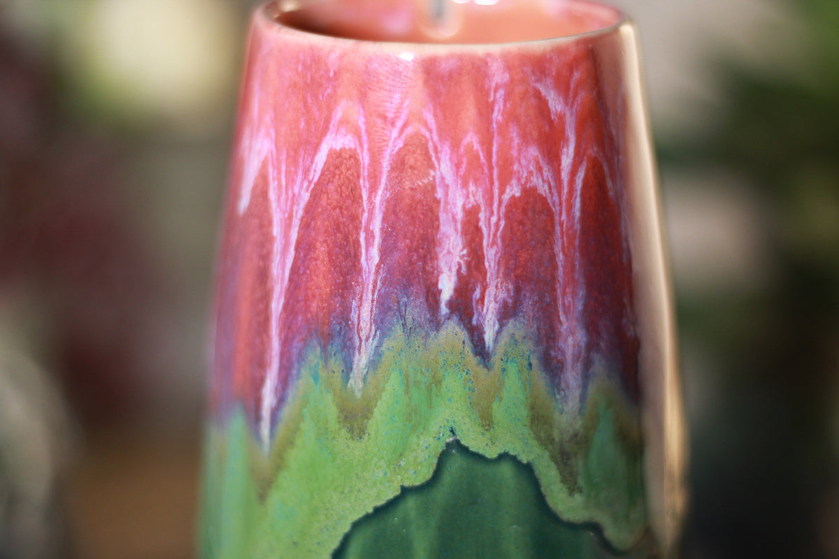 41-C Flaming Phoenix Notched Crystal Mug, 13 oz.