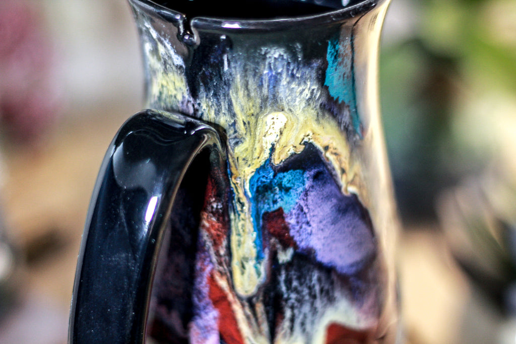 45-C Cosmic Grotto Barely Flared Notched Mug - TOP SHELF, 14 oz