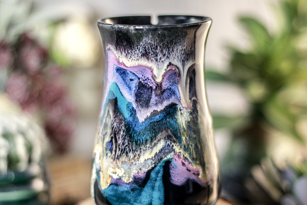 45-C Cosmic Grotto Barely Flared Notched Mug - TOP SHELF, 14 oz