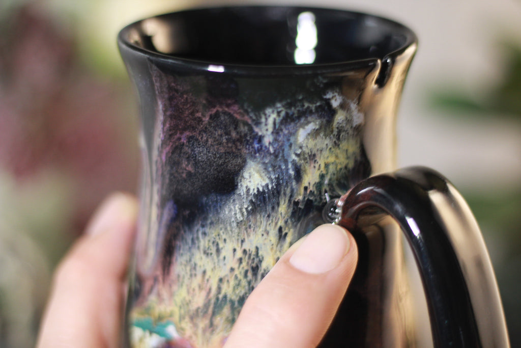 45-C Cosmic Grotto Barely Flared Notched Mug - TOP SHELF, 14 oz