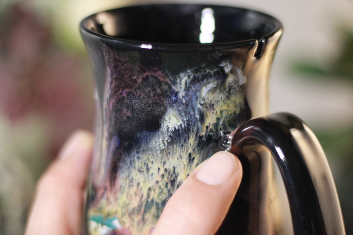 45-C Cosmic Grotto Barely Flared Notched Mug - TOP SHELF, 14 oz