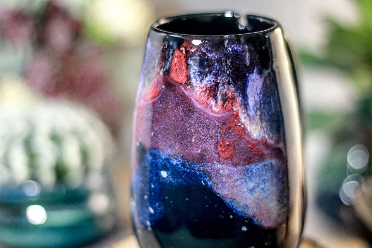 48-A Rainbow Stellar Notched Mug, 14 oz