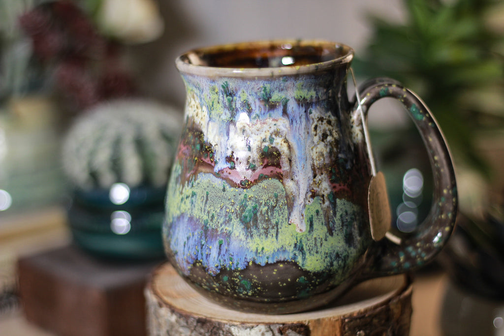 05-P Barely Flared Notched Mug, 15 oz.
