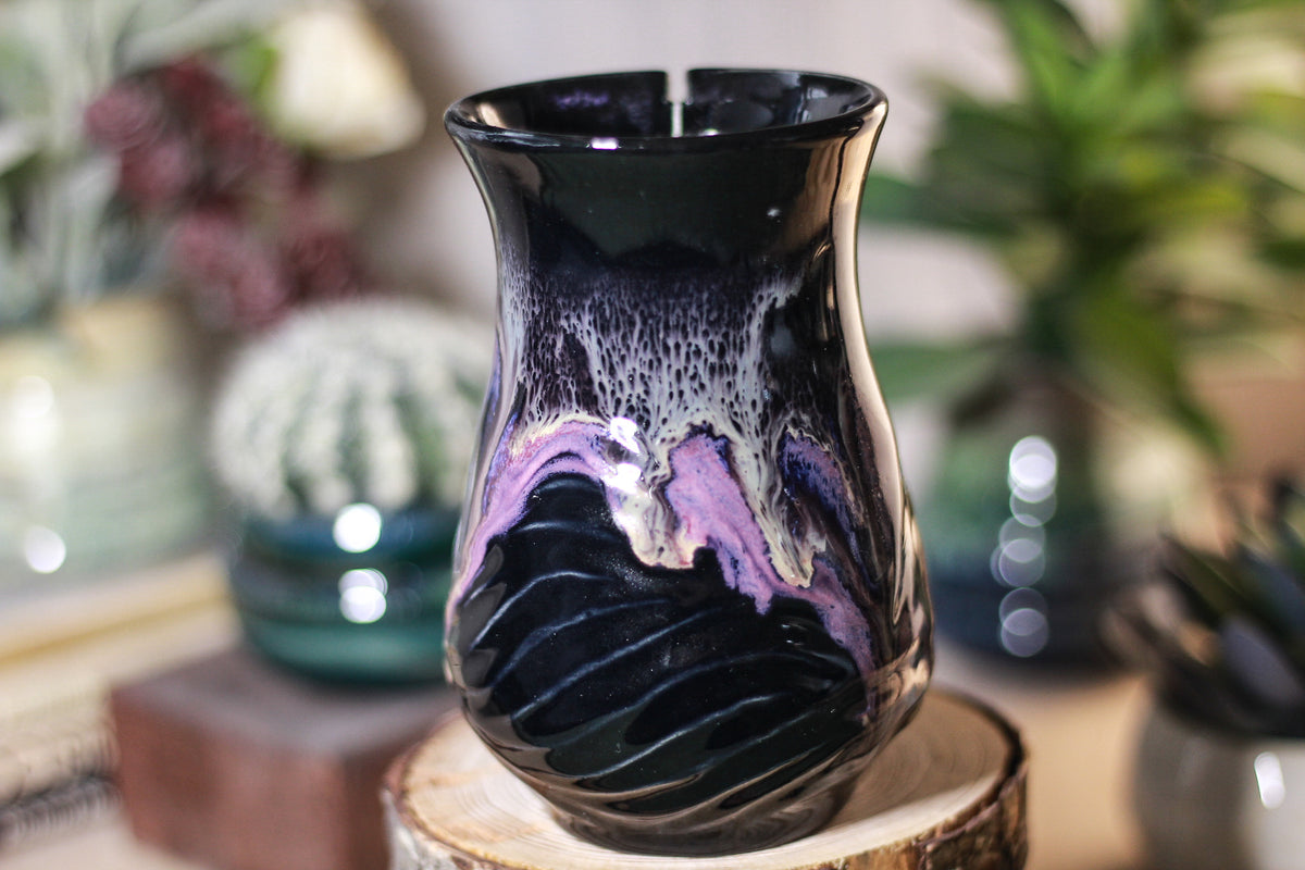 08-P Amethyst Grotto Barely Flared Notched Mug, 13 oz.