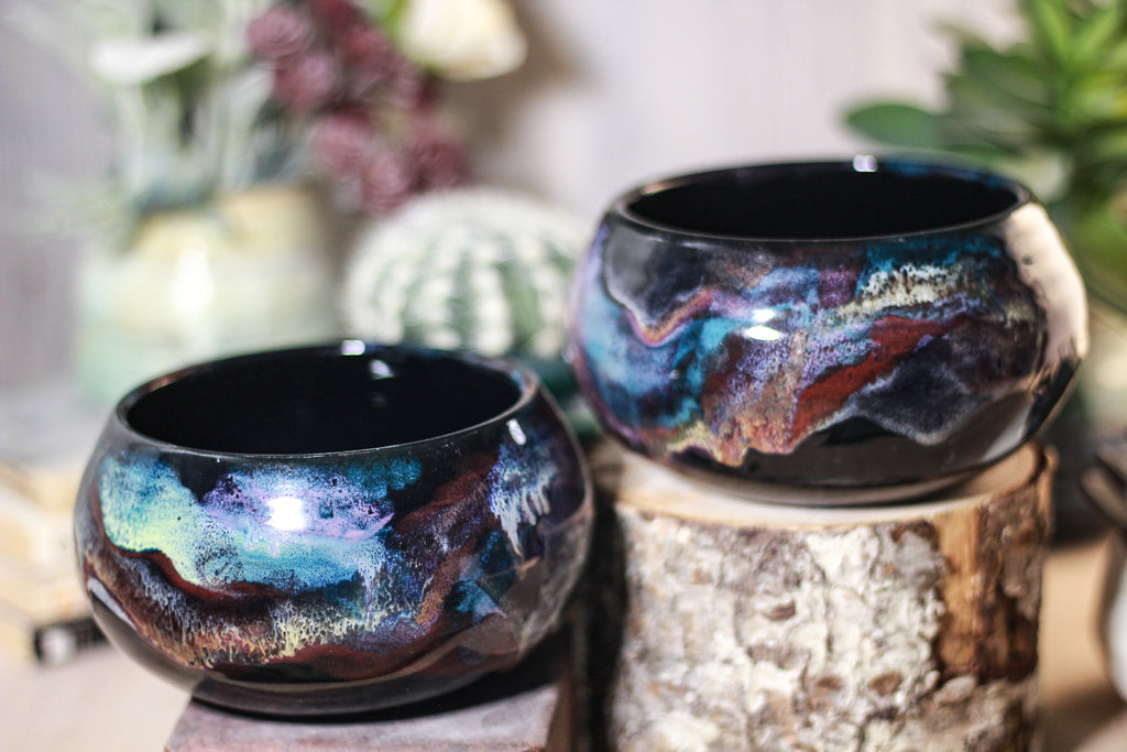 11-P Cosmic Grotto Bowl Pair, 18 oz.