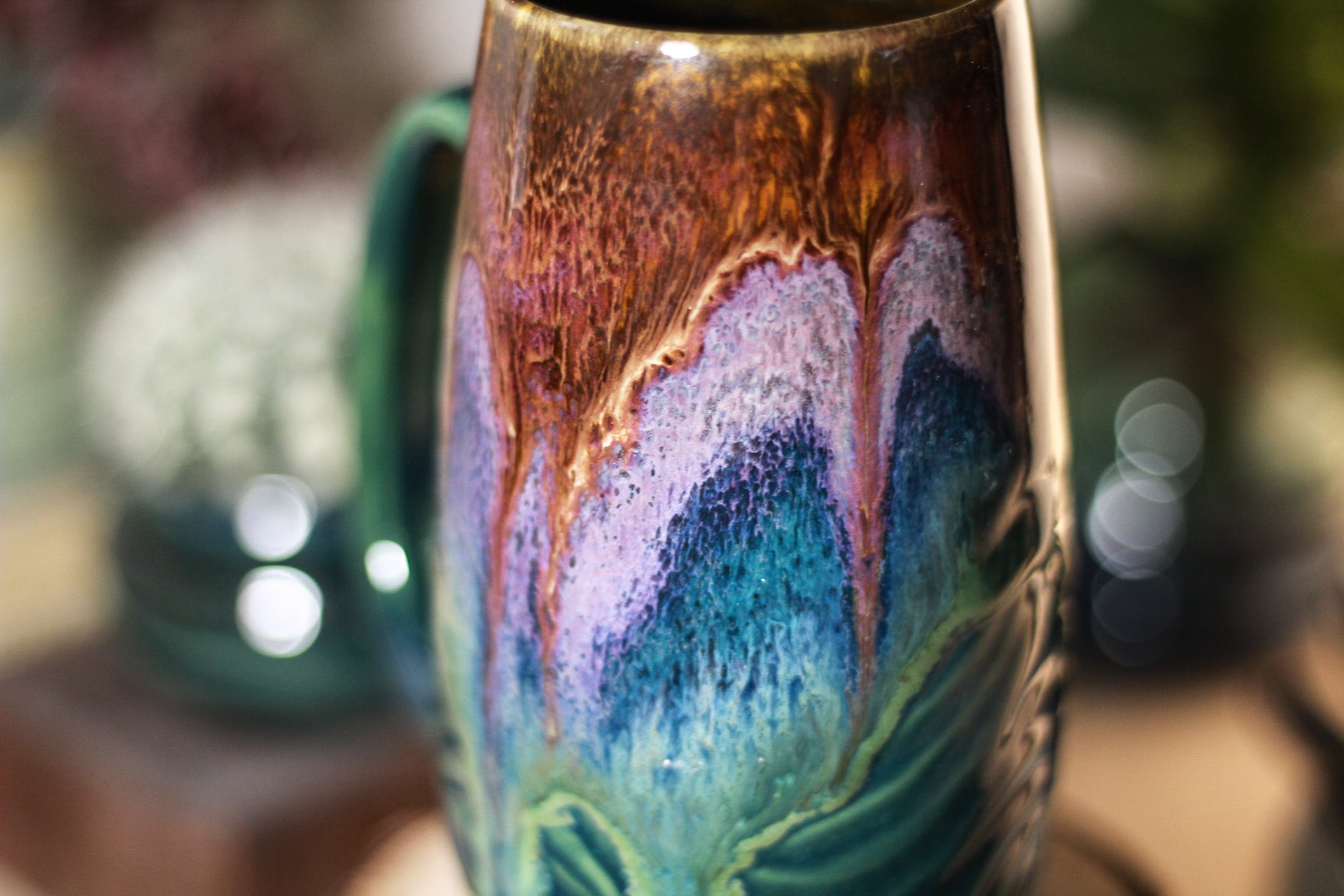 01-B Magenta Haze Notched Textured Mug - TOP SHELF, 16 oz.