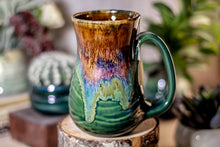 Load image into Gallery viewer, 02-C Molten Electric Wave Flared Notched Textured Mug - MISFIT, 14 oz. - 15% off