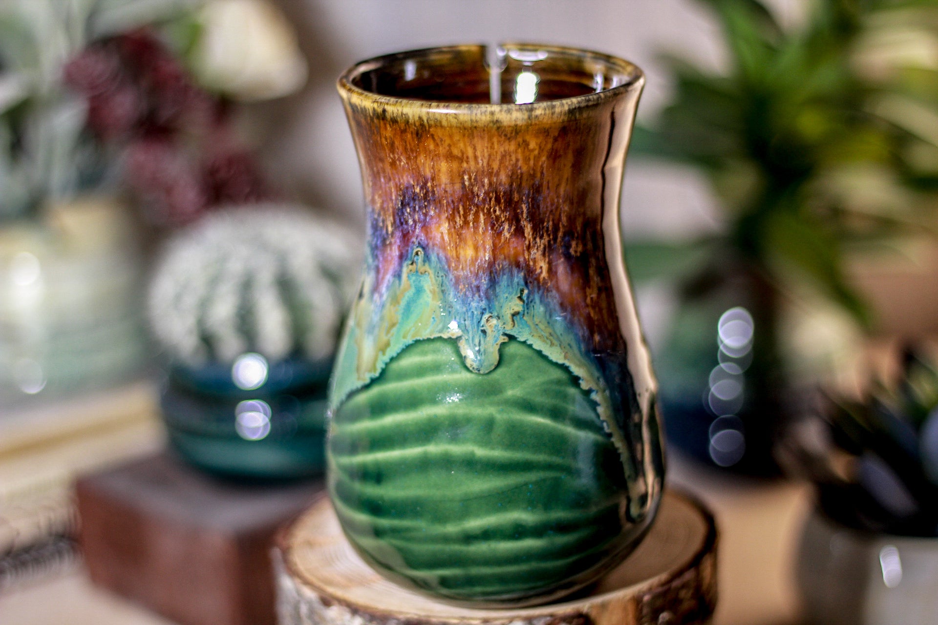 02-C Molten Electric Wave Flared Notched Textured Mug - MISFIT, 14 oz. - 15% off