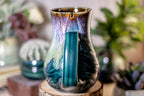 03-D Electric Wave Barely Flared Notched Textured Mug- TOP SHELF, 20 oz