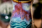 05-B Electric Haze Barely Flared Notched Textured Mug, 14 oz.