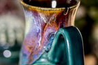 05-B Electric Haze Barely Flared Notched Textured Mug, 14 oz.