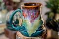 10-C Prototype Barely Flared Notched Textured Mug, 14 oz.