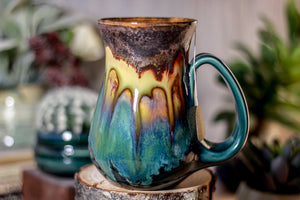 12-A PROTOTYPE Barely Flared Notched Textured Mug - ODDBALL, 15 oz. - 15% off