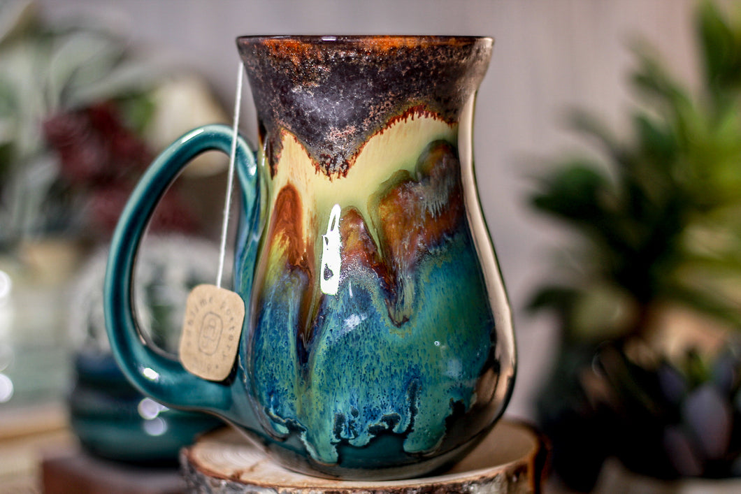 12-A PROTOTYPE Barely Flared Notched Textured Mug - ODDBALL, 15 oz. - 15% off