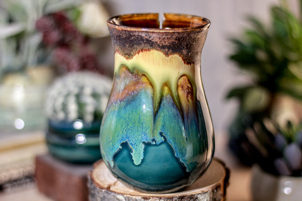 12-A PROTOTYPE Barely Flared Notched Textured Mug - ODDBALL, 15 oz. - 15% off