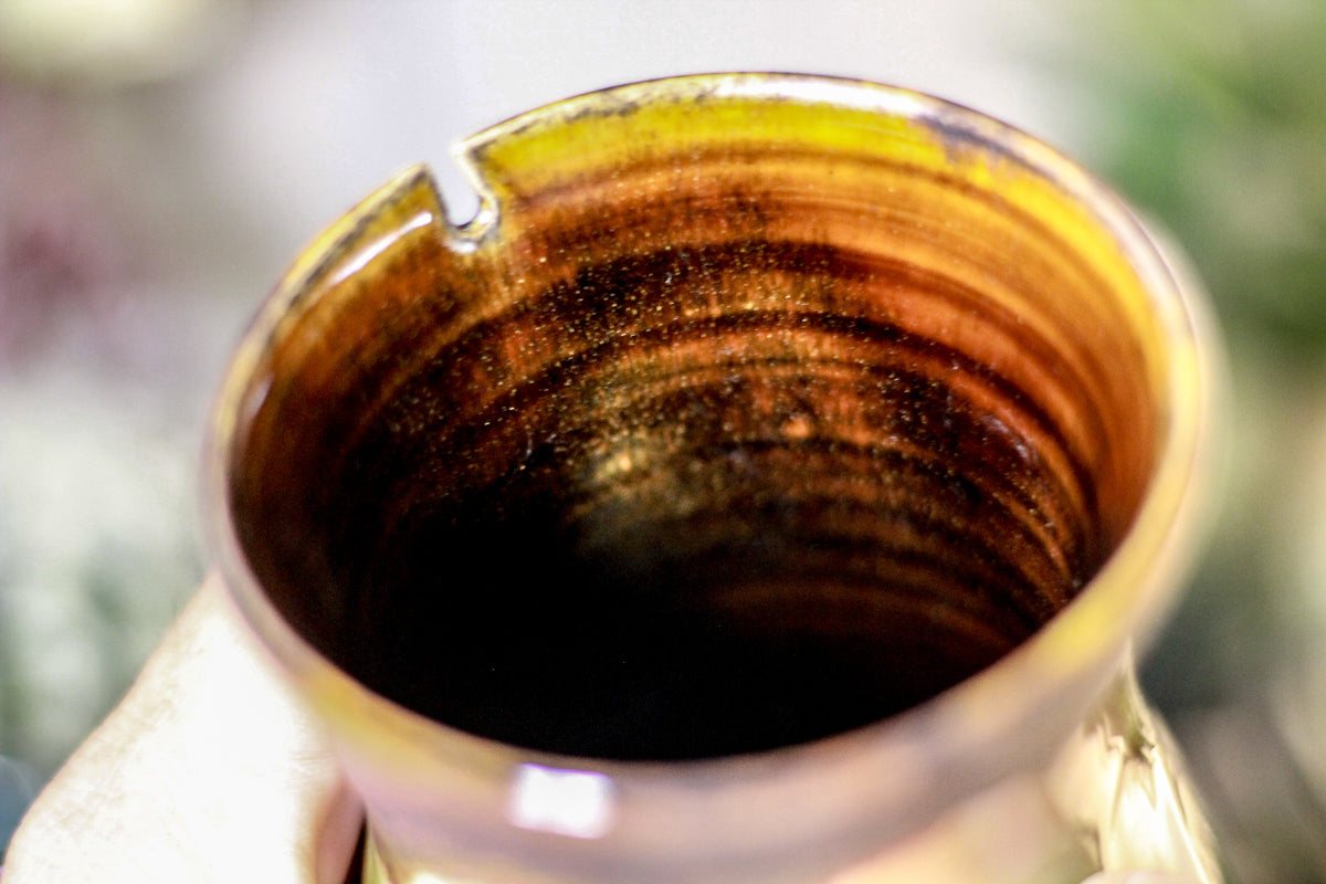 12-A PROTOTYPE Barely Flared Notched Textured Mug - ODDBALL, 15 oz. - 15% off