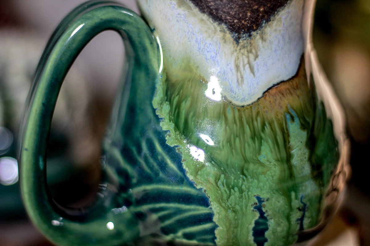 14-B Copper Agate Barely Flared Notched Textured Mug - ODDBALL, 14 oz. - 20% off