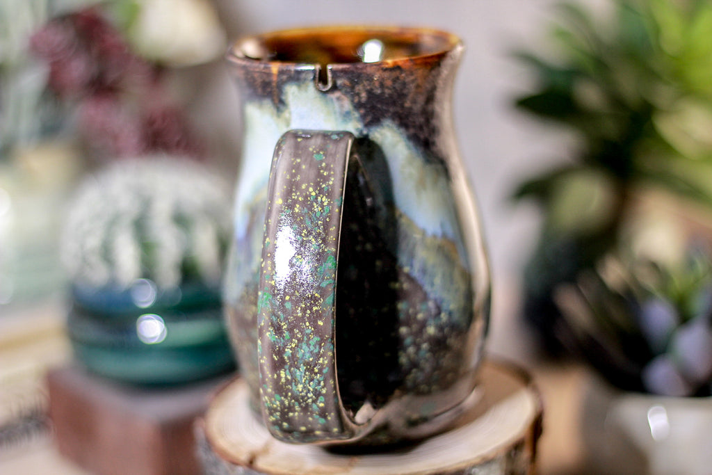 15-B Copper Agate Barely Flared Notched Stein Mug - ODDBALL MISFIT, 15 oz. - 15% off