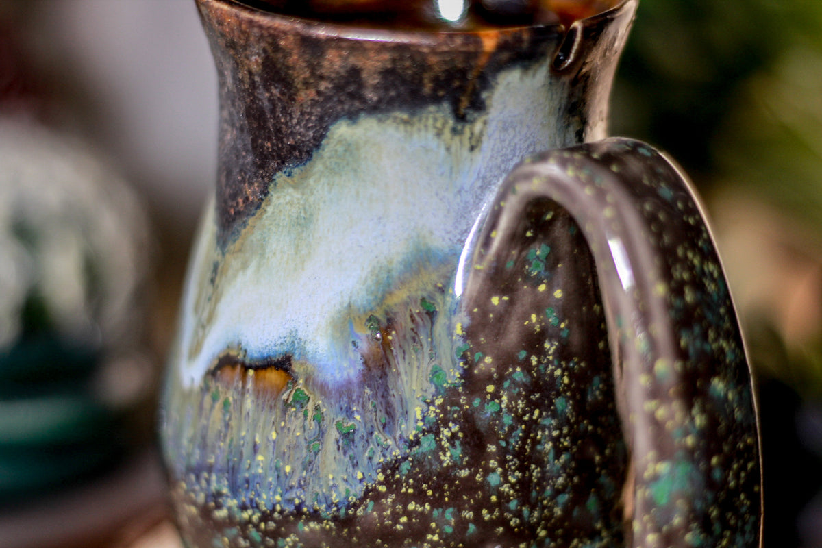 15-B Copper Agate Barely Flared Notched Stein Mug - ODDBALL MISFIT, 15 oz. - 15% off